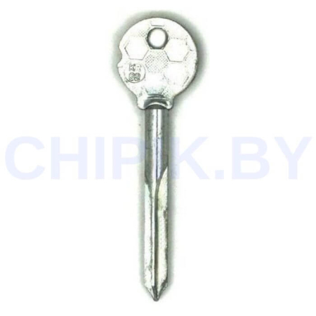 Заготовка ключ крест KR-62 Ø7мм, 1.3x0.9x39мм