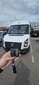 Фольксваген Крафтер изготовление дубликата чип ключа зажигания