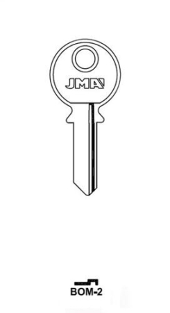 Заготовка ключа BOM-2 BO2R BOM1R BMR10L Европа