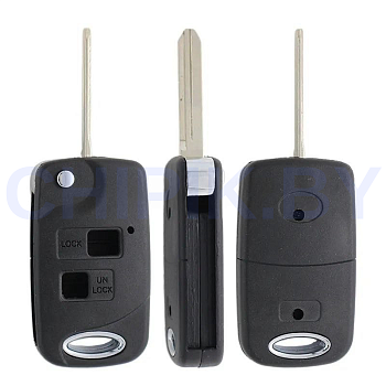 Ключ Тойота Ланд Крузер выкидной корпус под переделку Ключ Тойота Ланд Крузер выкидной корпус под переделку