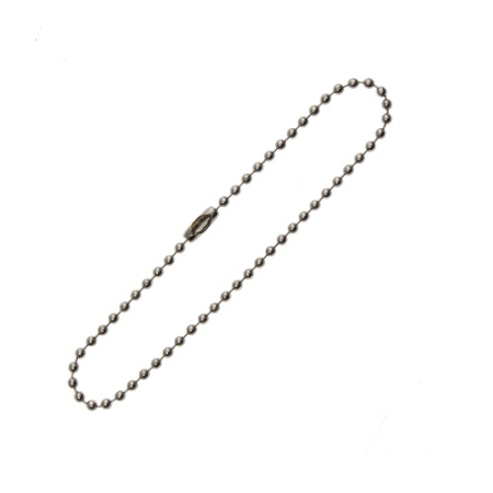 Цепочка шарики с замком цв никель 20 см