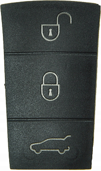 Резиновые кнопки для выкидного ключа Порше 3 кнопки