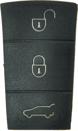 Резиновые кнопки для выкидного ключа Порше 3 кнопки