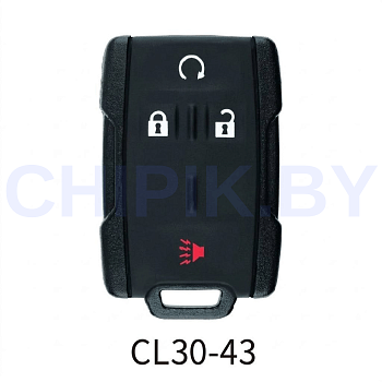 Пульт Lonsdor Chevrolet CL30-43, 4 кнопки, паника