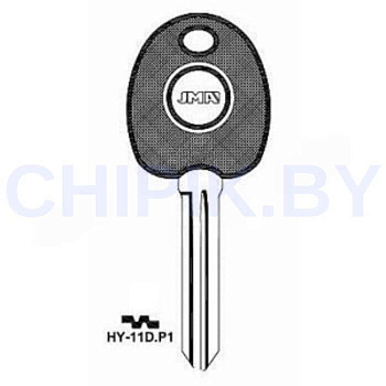 Заготовка авто ключа Киа, Хендай HY-11D.P1 HYN14RTE Европа под чип