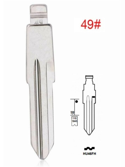 Лезвие Фиат, Опель, Лада 49 HU46
