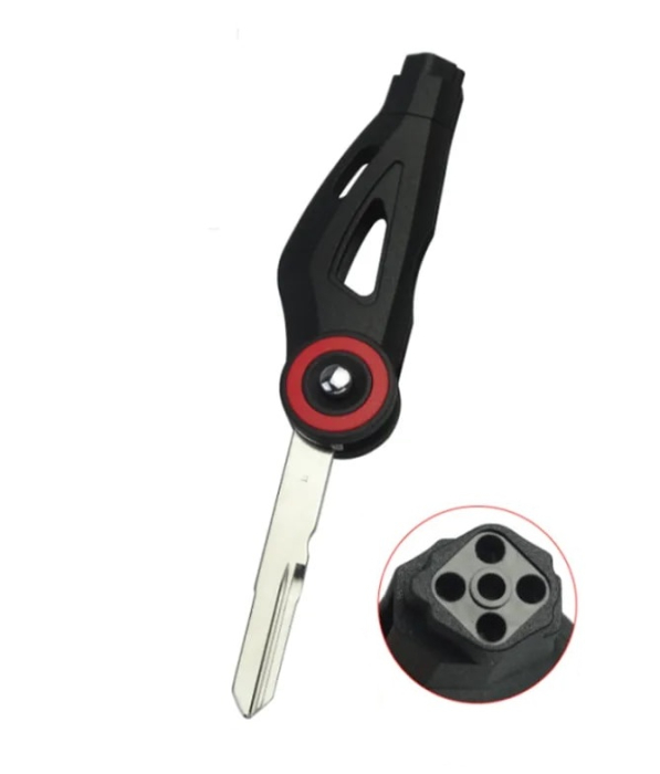 Ключ мотокикл Кавасаки GTR1400 выкидной красный