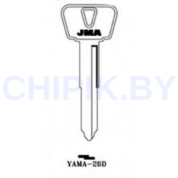 Заготовка авто ключа YAMA-26D YH35R YM42L YA34R Европа металл Заготовка авто ключа YAMA-26D YH35R YM42L YA34R Европа металл