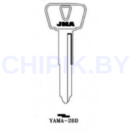 Заготовка авто ключа YAMA-26D YH35R YM42L YA34R Европа металл Заготовка авто ключа YAMA-26D YH35R YM42L YA34R Европа металл
