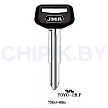 Заготовка авто ключа Тойота TOYO-28.P TOY28P TY38P TY31RP42 Европа пластик