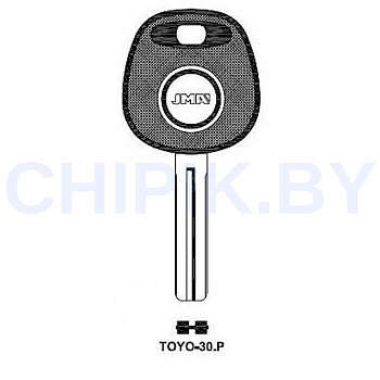 Заготовка авто ключа Тойота TOYO-30.P Европа под чип