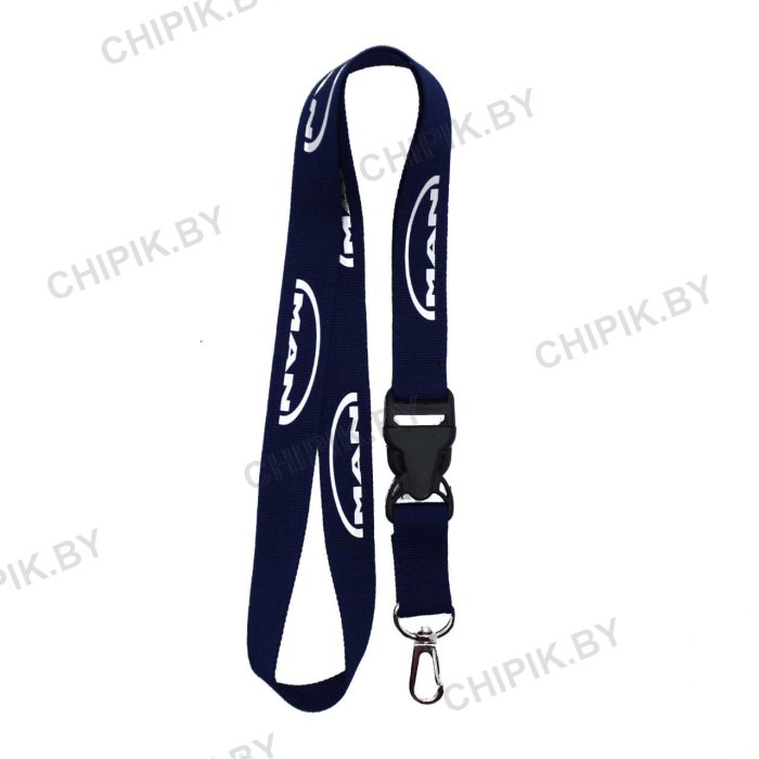 Ланьярд МАН Черный