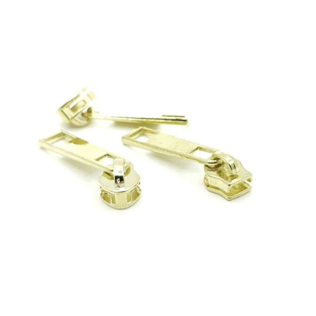 Бегунок Спираль 7, Галантерея (без стопора), Золото