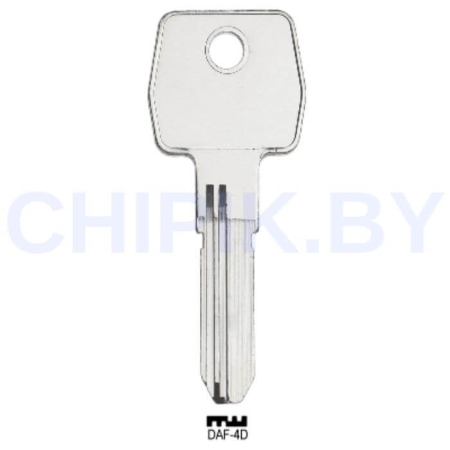 Заготовка ключа DAF-4D DF4R Европа
