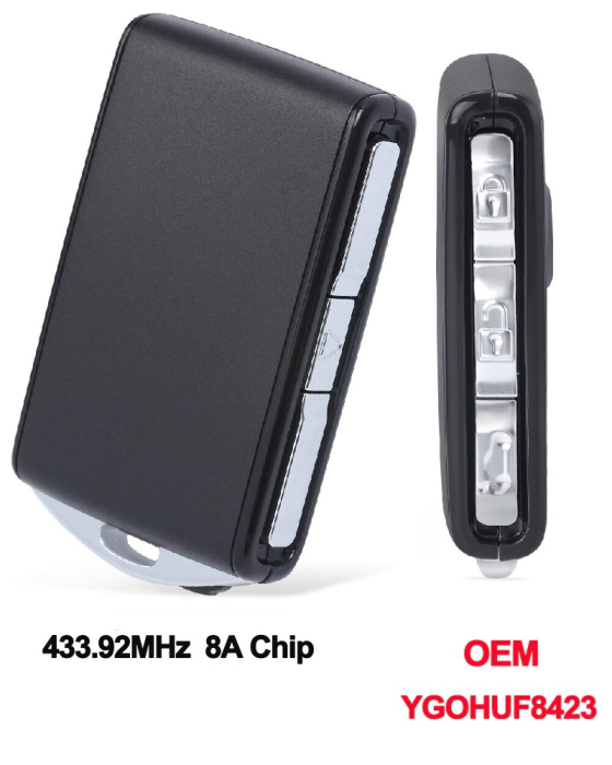 Ключ Вольво ХС90, XC60 смарт корпус сплатой Original 433MHz