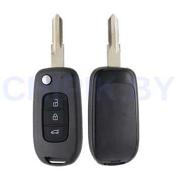 Ключ Рено Каджар, Меган, Дастер, Твинго выкидной корпус VAC102