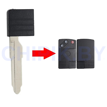 Лезвие Мазда CX-7, CX-9 для cмарт ключа Лезвие Мазда CX-7, CX-9 для cмарт ключа