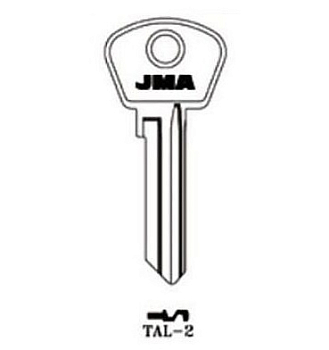 Заготовка ключа TAL-2 TLN2S  VSR2R  VAS2L Европа Заготовка ключа TAL-2 TLN2S  VSR2R  VAS2L Европа