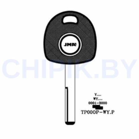 Заготовка авто ключа Опель OP-WY.P  YM27P S30YSP YM22P15 VX3P VX40P Европа пластик