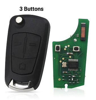 Ключ Опель Вектра выкидной корпус с платой