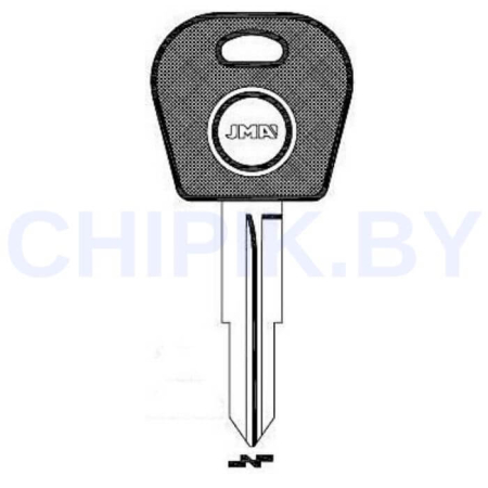 Заготовка авто ключа Дэу DAE-4.P1 Европа под чип