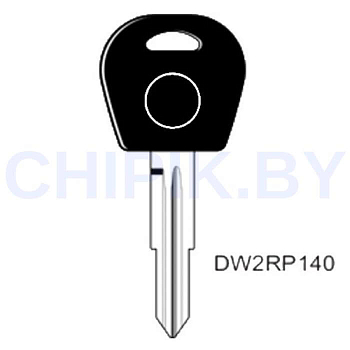 Заготовка авто ключа Дэу DAE-3D.P DWO4RTE DW2RP КНР под чип
