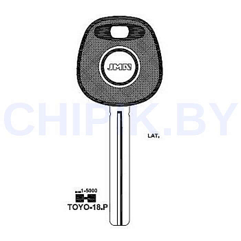 Заготовка авто ключа Тойота, Лексус TOYO-18.P TOY40P TY43P Европа под чип Заготовка авто ключа Тойота, Лексус TOYO-18.P TOY40P TY43P Европа под чип