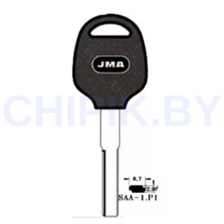 Заготовка авто ключа Сааб SAA-1.P YM30P S32YSP YM26RP147 Епропа пластик