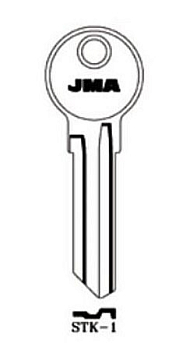 Заготовка ключа STK-1 RUS35L STK1S  Европа Заготовка ключа STK-1 RUS35L STK1S  Европа