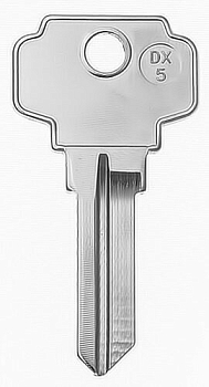 Заготовка ключа DX-5 DX1R DXT5L D5S DE5S  Европа Заготовка ключа DX-5 DX1R DXT5L D5S DE5S  Европа