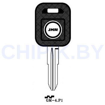 Заготовка авто ключа Бьюик, GMC GM-4.P1 Европа под чип