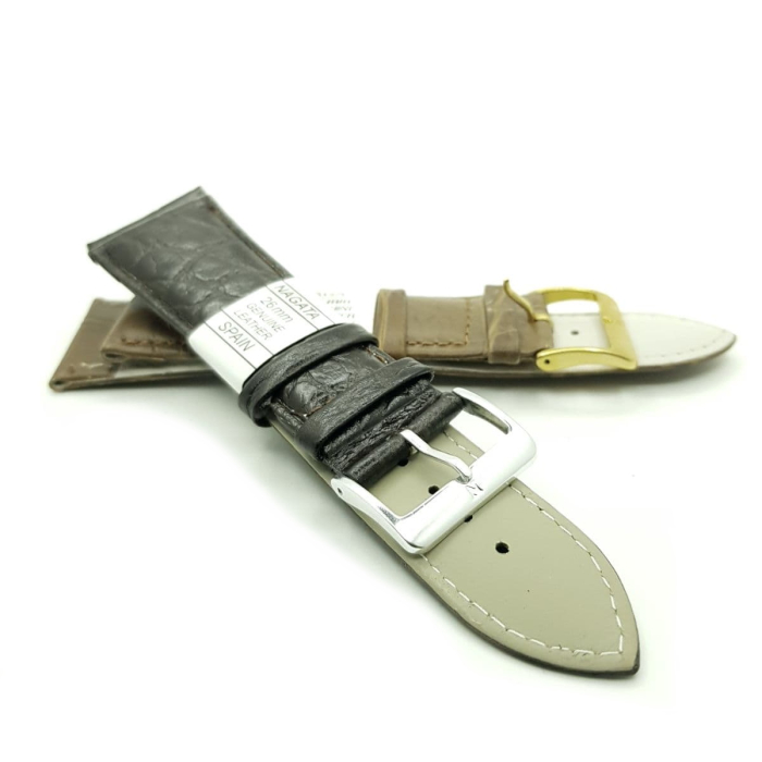 Ремешок искусственная кожа 26 мм, Коричневый