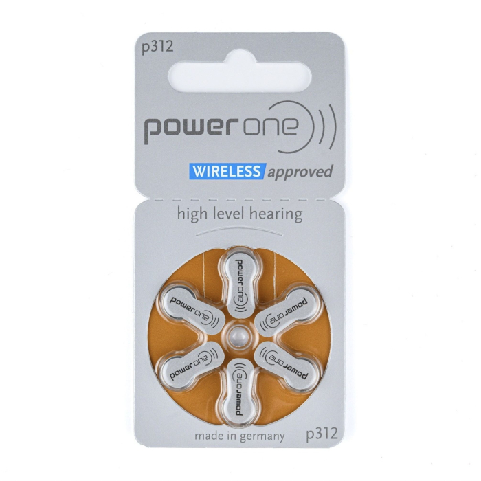 Батарейка слуховая 312 PowerOne VARTA