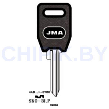 Заготовка авто ключа Шкода SKO-3I.P SK20RP SK30LP FAB20P3 SK20RP Европа пластик