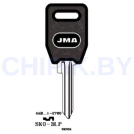Заготовка авто ключа Шкода SKO-3I.P SK20RP SK30LP FAB20P3 SK20RP Европа пластик