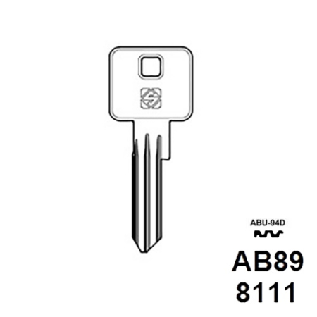 Заготовка ключа ABU-94D AU99 AU100 ABU89 AB89 Европа