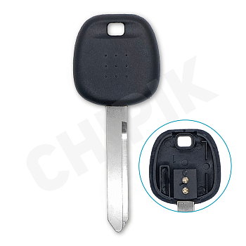 Заготовка авто ключа Тойота TOYO-19.P TOY47TE TY45P КНР под чип