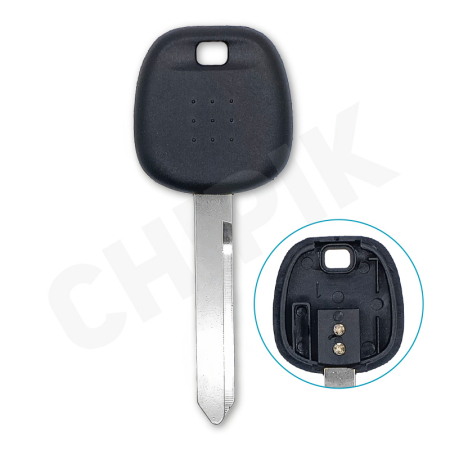 Заготовка авто ключа Тойота TOYO-19.P TOY47TE TY45P КНР под чип