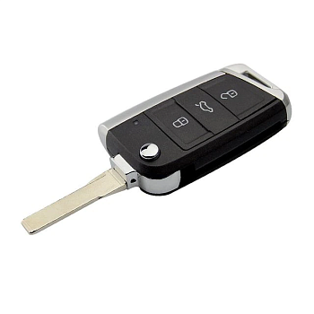 Ключ Фольксваген Джетта выкидной корпус HU66