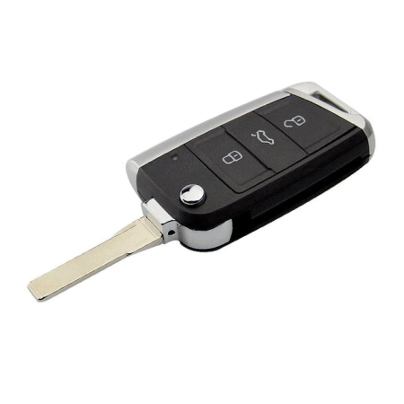 Ключ Фольксваген Джетта выкидной корпус HU66