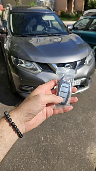 Ниссан Х-Трейл изготовление дубликата чип ключа зажигания