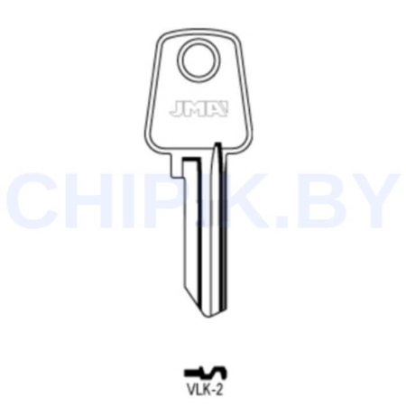 Заготовка ключа VLK-2 VLK1R Европа Заготовка ключа VLK-2 VLK1R Европа