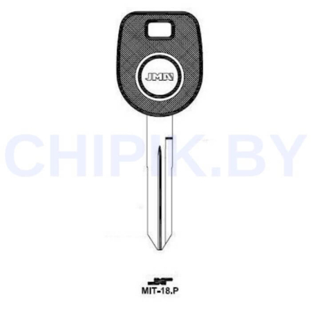 Заготовка авто ключа Митсубиси MIT-18.P MIT9-PT MIT15P Европа под чип
