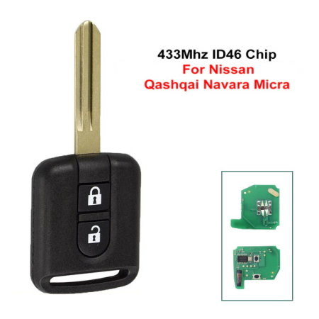 Ключ Ниссан Кашкай, Навара, Микра корпус с платой