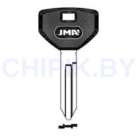 Заготовка авто ключа Крайслер CHR-10.P CY19P P1793P CY55P103 Y155P Европа пластик