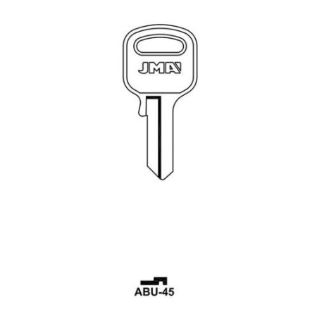 Заготовка ключа ABU-45 AB16 ABS6 AU10D Европа