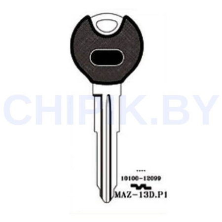 Заготовка авто ключа Мазда MAZ-13D.P1 MAZ20REP MZ27P КНР пластик
