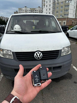 Фольсваген Транспортер изготовление дубликата чип ключа зажигания