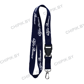 Ланьярд Альфа Ромео Черный