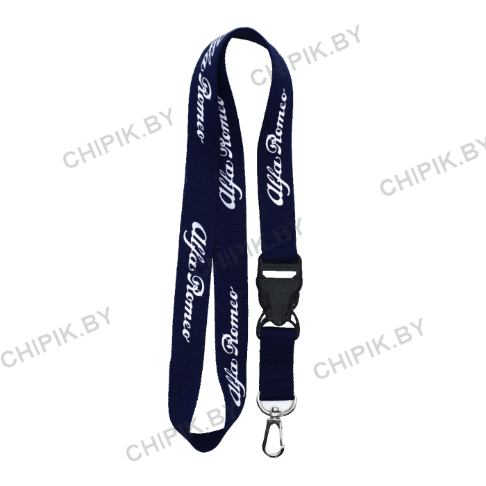 Ланьярд Альфа Ромео Черный